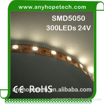 exterior high CRI 5050 60leds m 4000K cuttable flexible 24v led strip light